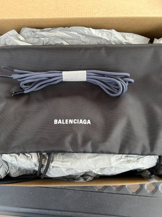 Balenciaga Men’s Track 2 Metallic Caged Trainer Sneakers Size 11E